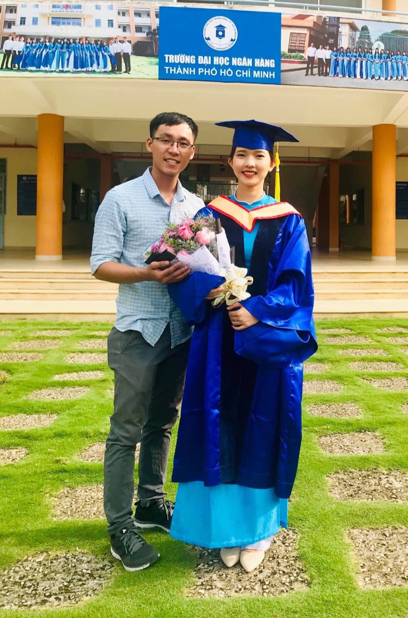 Ms Đào tốt nghiệp Đại học Ngân hàng TP.HCM